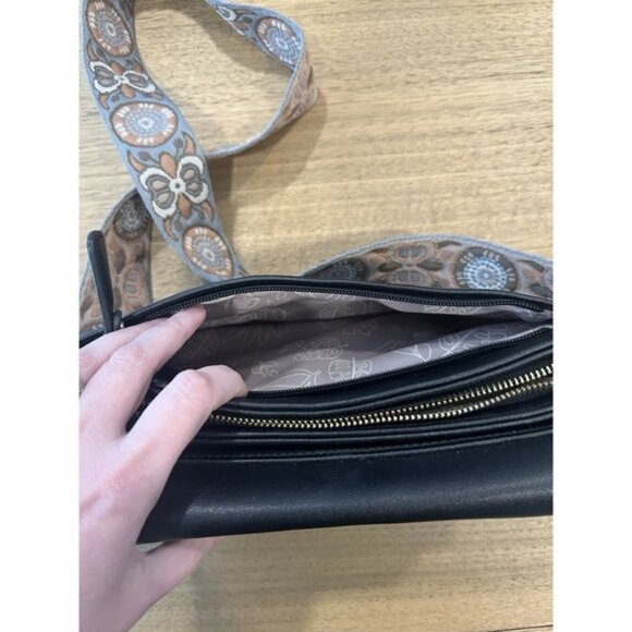 TWELVE little Black Diaper Clutch Shoulder Crossbody Bag - Picture 5 of 7